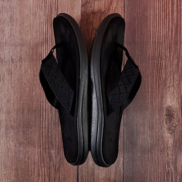 Teva Voya Womens Size 8 Black Foam Thong Flip Flops Sandals Beach 1019040 - Picture 10 of 15